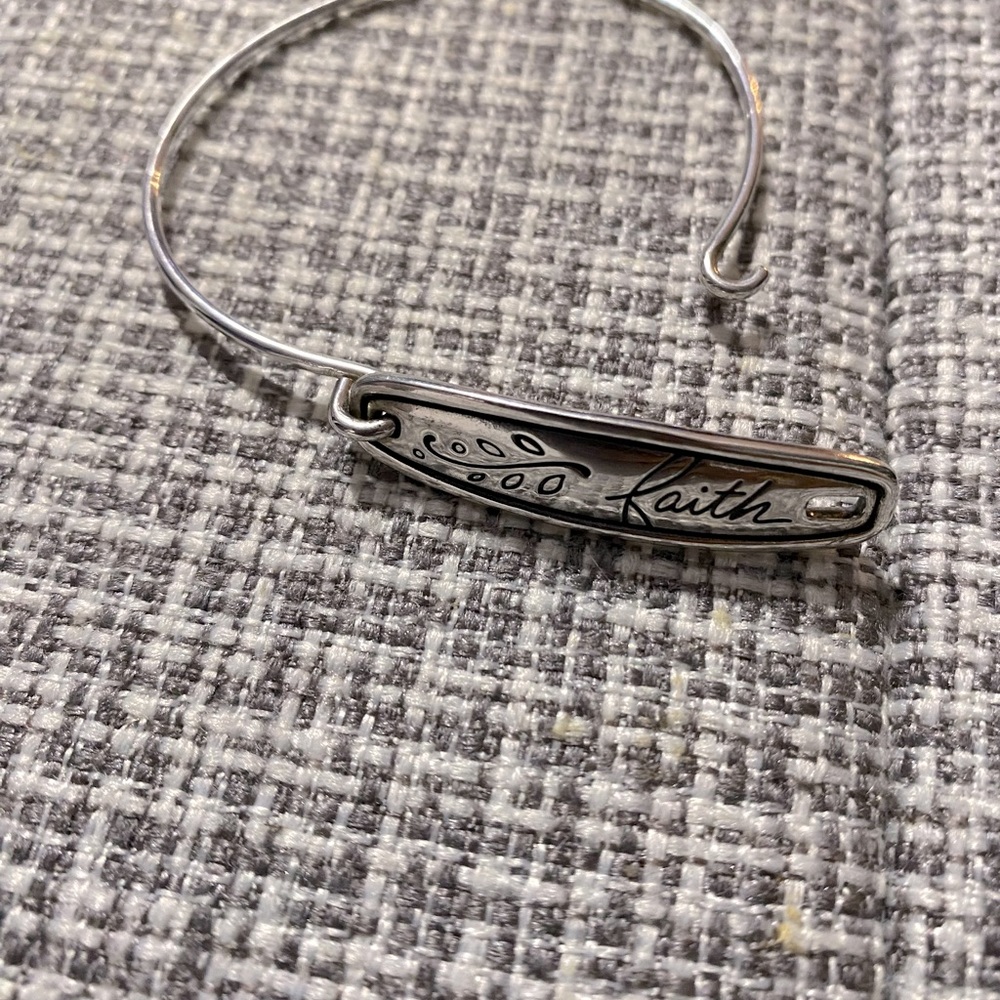 James Avery “faith” hook-on bracelet